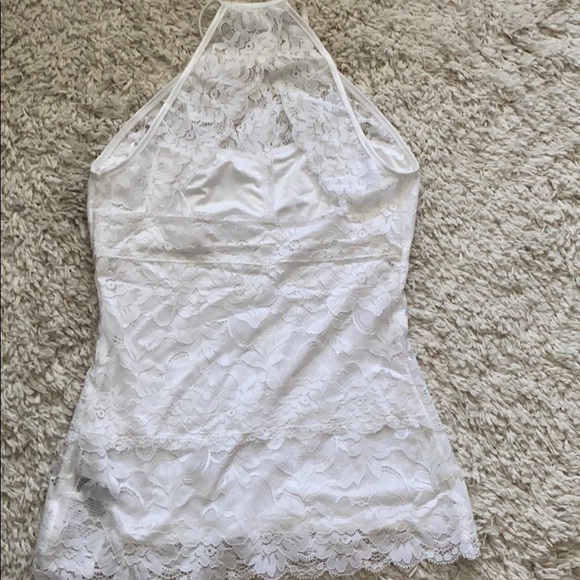 White lace Guess top. - Picture 2 of 2
